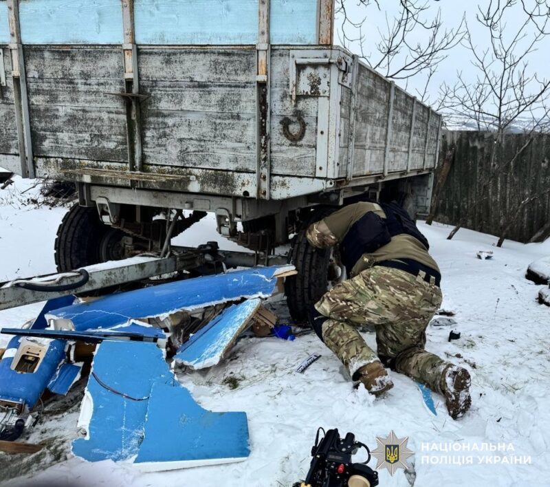 Дрон впав біля будинку на Кіровоградщині