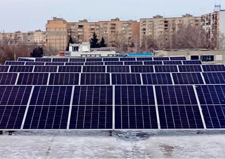 у долинській встановили сонячні електростанції