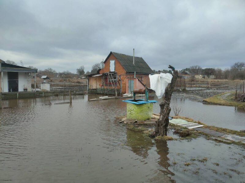 підтоплення домівок на Кіровоградщині