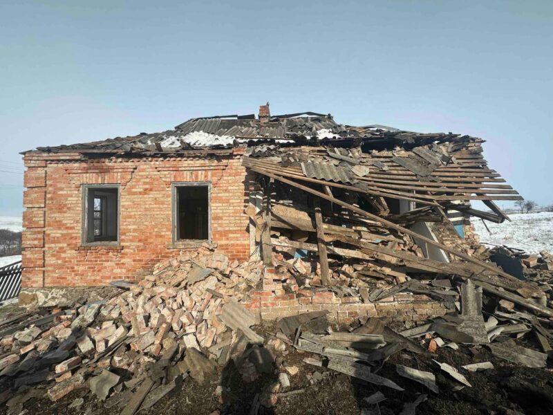 На Кіровоградщині декілька будинків зазнали уражень