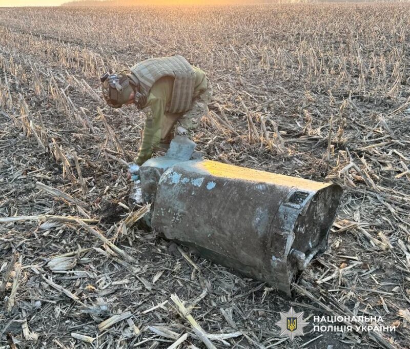 У полі на Кіровоградщині знайшли 800-кілограмову ракету
