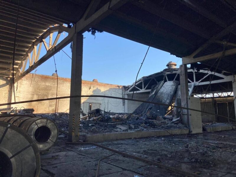 Ворог атакував пункт технічного обслуговування локомотивів на Кіровоградщині