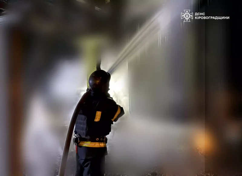 Ворог атакував об'єкт критичної інфраструктури на Кіровоградщині