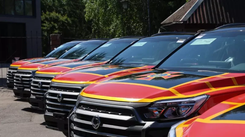 15 корейських пікапів отримали рятувальники Кіровоградщини