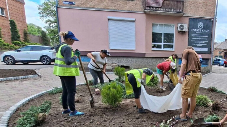 У Кропивницькому створили всесезонну зелену зону