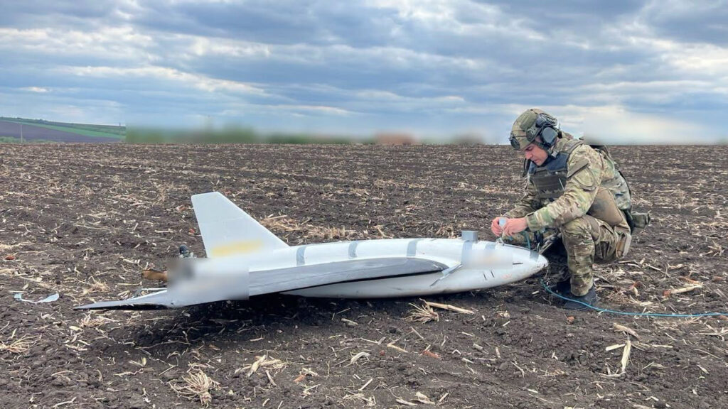 Збитий ворожий БпЛА знайшли у полі на Кіровоградщині