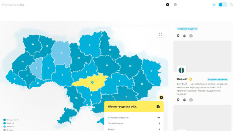 Онлайн-медіа "Формат" увійшло до Мапи рекомендованих медіа України