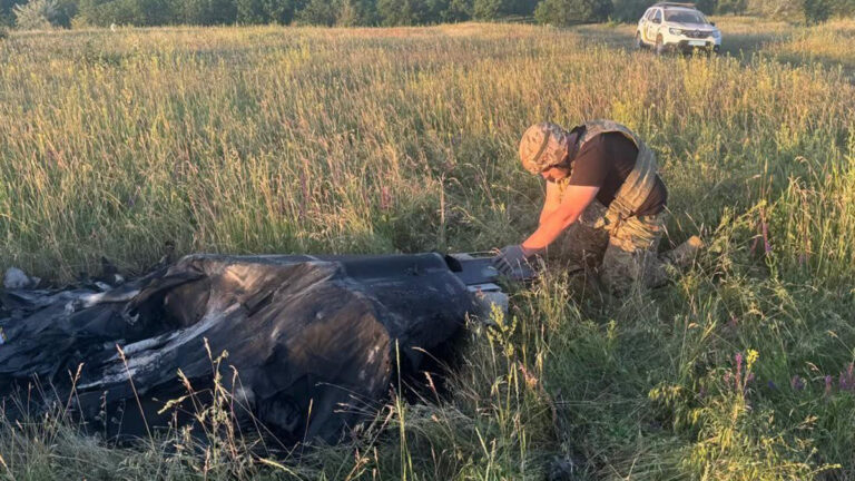 У полі на Кіровоградщині знайшли ворожий дрон який не вибухнув