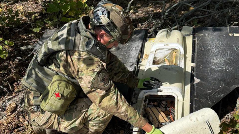 Уламки ворожого БпЛА знайшли біля поля на Кіровоградщині